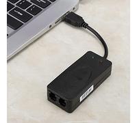 SustVita módem de fax, controlador externo USB2.0 de doble puerto 56K, adecuado para 98/2000 / ME / / Vista / CE5.0/10 / 8.1/8 / 7, módem USB