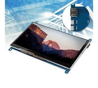 SustVita Monitor de pantalla táctil portátil de 7 pulgadas, LCD Ultra HD 1024 x 600, HDMI para, compatible con Win7 / Win8 / Win10