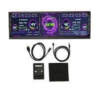 SustVita Monitor portátil 12.7 Pulgadas 4K 120Hz Segunda Pantalla con Altavoces internos atrapados, Pantalla de Temperatura de la CPU, diseño Compacto