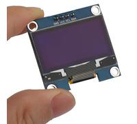 Sustvita Pantalla de Pantalla OLED 128x64 en tamaño de 1.3 Pulgadas, un módulo de Pantalla OLED Auto Luminoso con Interfaz Serial IIC / I2C para proyectos