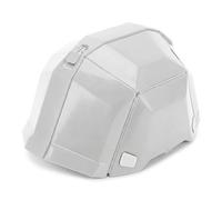 Sustvita Protección de plástico Plegable, Correa Ajustable Casco de Seguridad de Alta Resistencia para Viajes, Trabajo y Uso de Emergencia (Blanco)