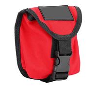 SustVita Quick Release Buckle Weight Diving Weights Pocket Pouch with Nylon Dive Weights and Weight Belt (Red)