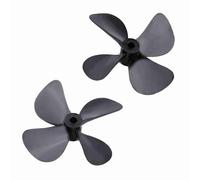 SustVita RC Boat Propeller, Includes One CW CCW RC Propellers Set, This 4-Blade RC Propeller is a Full Immersion Propeller for 4mm Shaft RC Model Boat Accessory