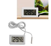 SustVita Refrigerator Freezer Thermometer with Digital Thermometer Probe and LCD LED Temperature Display for Kitchen Aquarium Incubator Thermometer Instant Read