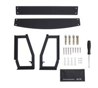 SustVita Soporte de Altavoz para Five con Hardware de instalación Completo para Espacios de Sala de Estar, inclinación hacia Arriba para Mayor Estabilidad, Soporte de Altavoz (Negra)