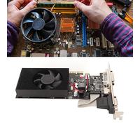 SustVita Tarjeta de Video 128bit GDDR3, GTX 730 2GB DDR3, DirectX 12 Soporte de Interfaz Multimedia DVI VGA HD, Ventilador de enfriamiento único, para Juegos