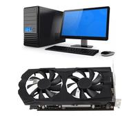 SustVita Tarjeta de Video 8GB DDR5 RX580 Tarjeta de gráficos de Juegos 256 bits HDMI DVI DisplayPort Interface, Ideal para Juegos de Escritorio y Multimedia