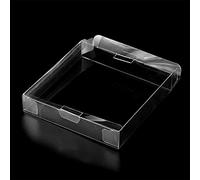 SustVita Transparent Cartridge Storage Box, 10pcs Game Boy Protective Cases, Eco - Friendly Water Proof Design with Secure Lock for GBA Games