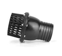 SustVita Water Pump Foot Valve Made of Black PVC for Suction Line Applications a Low Pressure Check Valve Component for Maintaining Prime in Fluid Systems (4in)