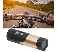 SustVita Weatherproof Motorcycle Helmet Camera with Bracket, 4K Action Camera Anti Shake Sport DV, 18MP Ultra Clear Camcorder with Loop Recording for Bikes (Gold)
