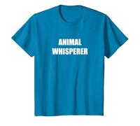 Susurrador de Animales Camiseta, Niños, Zafiro, 3 años
