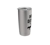 Susurrador de caballos desde dentro de la pierna hasta fuera Vaso térmico de acero inoxidable de doble pared
