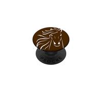 Susurrador de Caballos | Diseño de Pony Blanco PopSockets PopGrip Adhesivo