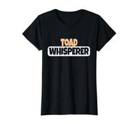 Susurrador de sapos - Amante del Sapo Divertido Camiseta gráfica económica, Mujer, Negro, M