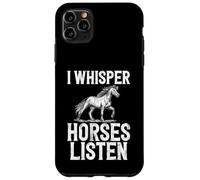 Susurro Caballos escuchar Entrenador de caballos Carcasa para iPhone 11 Pro Max