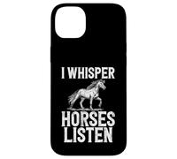 Susurro Caballos escuchar Entrenador de caballos Carcasa para iPhone 14 Plus