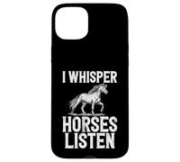 Susurro Caballos escuchar Entrenador de caballos Carcasa para iPhone 15 Plus