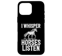 Susurro Caballos escuchar Entrenador de caballos Carcasa para iPhone 16 Pro Max