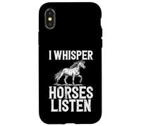 Susurro Caballos escuchar Entrenador de caballos Carcasa para iPhone X/XS
