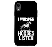 Susurro Caballos escuchar Entrenador de caballos Carcasa para iPhone XR