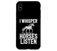 Susurro Caballos escuchar Entrenador de caballos Carcasa para iPhone XS Max