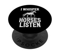 Susurro Caballos escuchar Entrenador de caballos PopSockets PopGrip Adhesivo