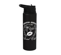 Susurros Cintas Banderas Rojas Coqueta Social Club Girlycore Stainless Steel Insulated Water Bottle