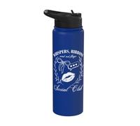 Susurros Cintas Banderas Rojas Coqueta Social Club Girlycore Stainless Steel Insulated Water Bottle