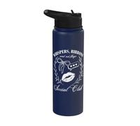 Susurros Cintas Banderas Rojas Coqueta Social Club Girlycore Stainless Steel Insulated Water Bottle