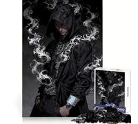 Susurros Fantasma︰ El Heraldo Encapuchado Rompecabezas de 1000 Piezas para Adolescentes Rompecabezas Lógica Tren Juguete Alivio del Estrés Corte Suave Regalo Memorable (38x52cm)