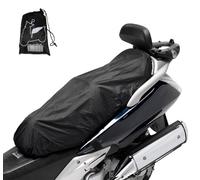 Susy Shop Funda universal impermeable con bolsa | Negro | Funda para sillín adaptable para scooter moto | En varias tallas M - L - XL - Maxi | Accesorios moto (XL: 95 x 48 cm)