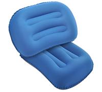SUTAFOR 2X Almohadas Inflables Ultraligeras para Camping Almohada de Playa de TPU Cojines para Viaje, Senderismo 46x30 cm Azul