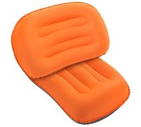SUTAFOR 2X Almohadas Inflables Ultraligeras para Camping Almohada de Playa de TPU Cojines para Viaje, Senderismo 46x30 cm Naranja