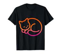 Sutil Lesbian Pride Flag Cat Camiseta