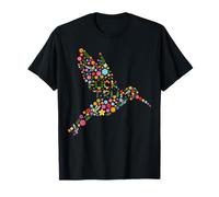 Sutil mensaje oculto de colibrí floral anti Trump Camiseta