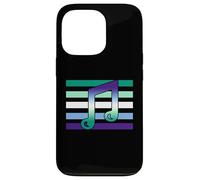 Sutil MLM Pride Funny Music Musician Love MLM Gay Male Flag Carcasa para iPhone 13 Pro