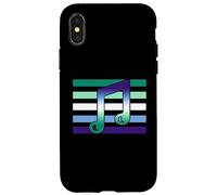 Sutil MLM Pride Funny Music Musician Love MLM Gay Male Flag Carcasa para iPhone X/XS