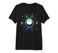 Sutil MLM Pride Moon Phase Gay Pride MLM Bandera Masculina Gay Camiseta Premium