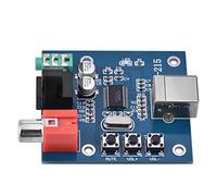 Sutinna PCM2704 USB DAC a S/PDIF Decoder Board, Mini USB HiFi Sound Card Decoder Board 3.5mm Salida analógica F/PC