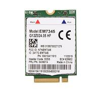 Sutinna Tarjeta de módulo, EM7345 04X6014 Módulo de Tarjeta 4G LTE WWAN para Thinkpad X250 X1C W550 T450 X240 T440, Soporte LTE/HSPA +