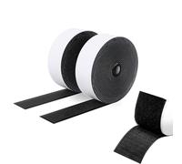 SUTOUG Cinta Autoadhesiva Extra Fuerte - 30 mm× 3 m Cinta de autoadhesiva de doble cara para interior y exterior - Doble cara - negro