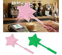 Sutowe Varitas mágicas para tarjetas de crédito, 36 cm, sin contacto, impresas en 3D, varitas mágicas en forma de estrella, para pagar fácilmente