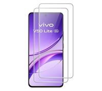 Suttkue Protector de pantalla para VIVO V50 Lite, vidrio templado, antiarañazos, compatible con fundas, antihuellas, antiarañazos (paquete de 2)