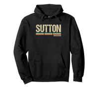 Sutton Nombre Apellido Retro Vintage Cumpleaños Sudadera con Capucha