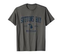 Suttons Bay MI Vintage Athletic Sports JSN1 Camiseta