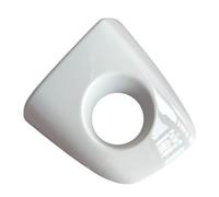SUTVCM 4H1837879 4H0837880 LHD Cubierta Manija Puerta Delantera Izquierda Derecha Tapa Bloqueo Orificio Llave Embellecedor Para A6 C7 A7 2012-2018 Tapa manija puerta exterior(Ibis Blanco Izquierda)