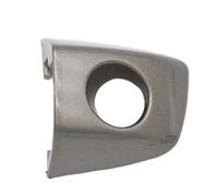 SUTVCM Cubierta Manija Puerta Delantera Izquierda Y Derecha LHD Cerradura Con Orificio Llave Para A6 C7 A7 2012-2016 4H1837879 4H0837880 Tapa manija puerta exterior(Oro Blanco Izquierda)