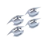 SUTVCM Embellecedor Protector Manijas Puertas Exteriores Adhesivo Decorativo Exterior Para Mitsubishi Para Outlander 2013-2017 Tapa manija puerta exterior(Acero inoxidable)