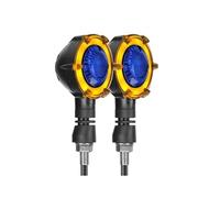 SUTVCM Luz intermitentes Luces Giro Motocicleta Para Aprilia RS 660 125 Para Shiver 750 RS660 RS125 Intermitente Secuencial 12 V(AZUL,1 par)