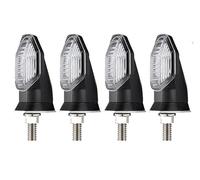 SUTVCM Luz intermitentes Luces Señal Giro Motocicleta Para Hyosung 8mm 12V Lámpara Indicadora Blinker Lámparas(Claro,2 pares)